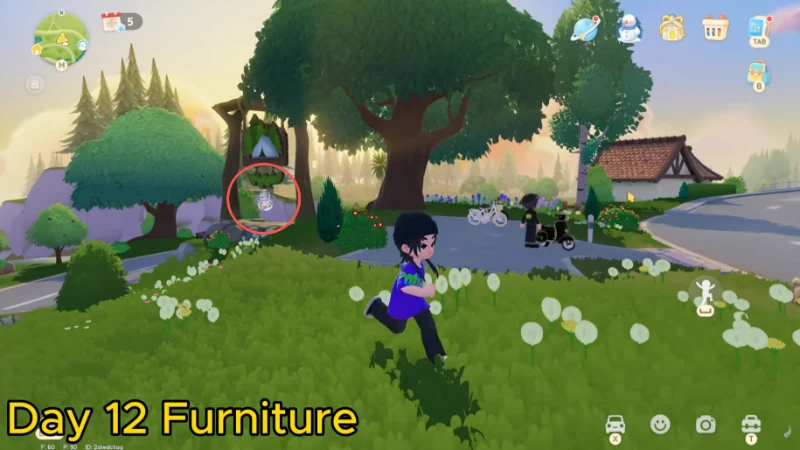 Heartopia Onsen Egg Day 12 Aquamarine Ornament Furniture Reward