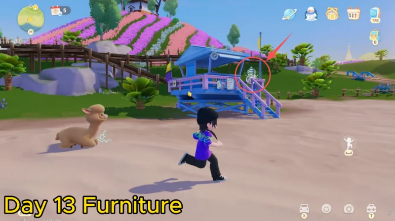 Heartopia Onsen Egg Day 13 Blue Egg Ornament Furniture Reward