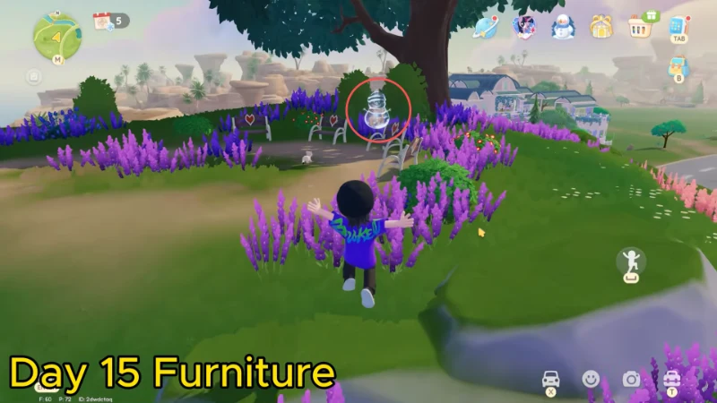 Hadiah furnitur Ornamen Telur Rosy Hari ke-15