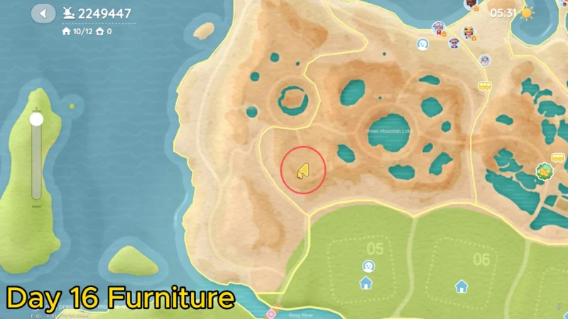 Heartopia Day 16 Bubble Location near capybara feeder at Onsen Mountain