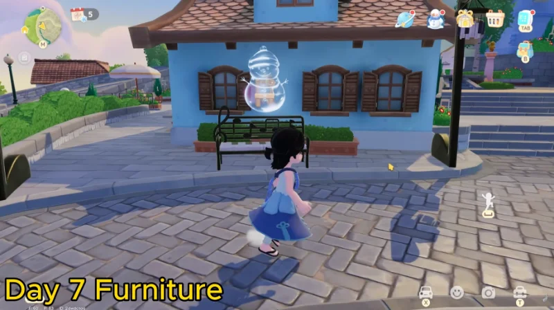 Heartopia Onsen Egg Day 7 Black Egg Ornament Furniture Reward