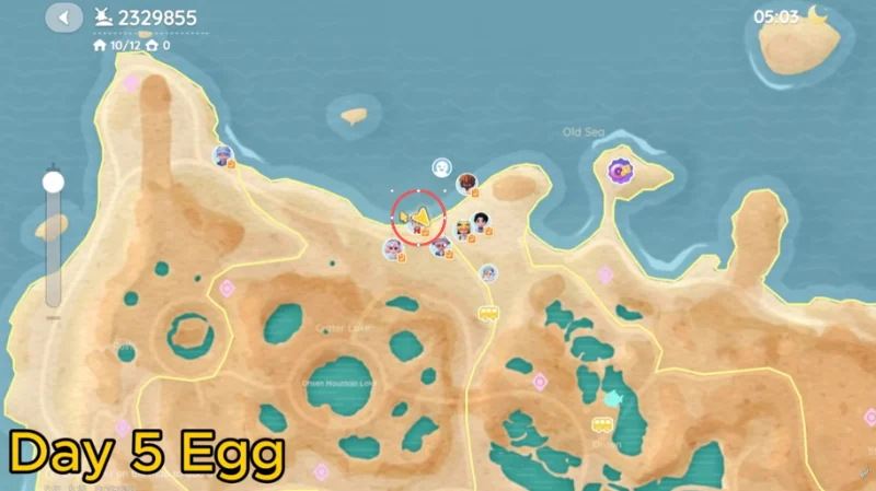Heartopia Onsen Egg Day 5 Map Location